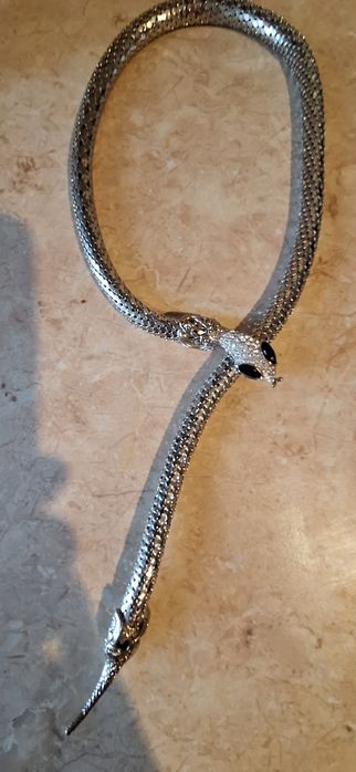 Naszyjnik wąż stal szlachetna