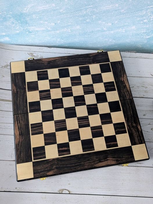 Шахи VIP‼️ металеві фігури дерев'яна дошка