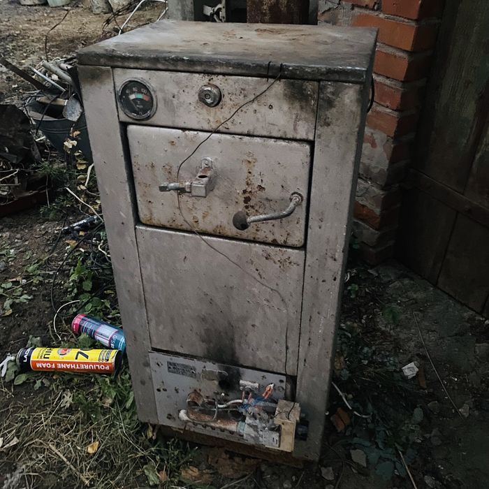 Котел советский газовый с автоматикой искра 16