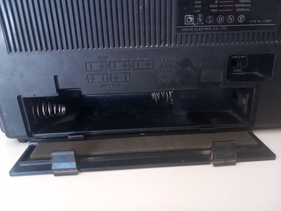Sanyo rádio  cassettes  recorder