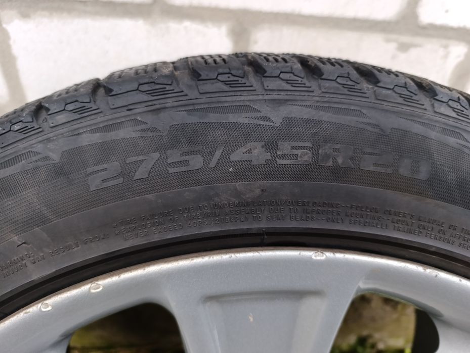 Продам колеса,диски,зимова гума р20 275/45 5/130