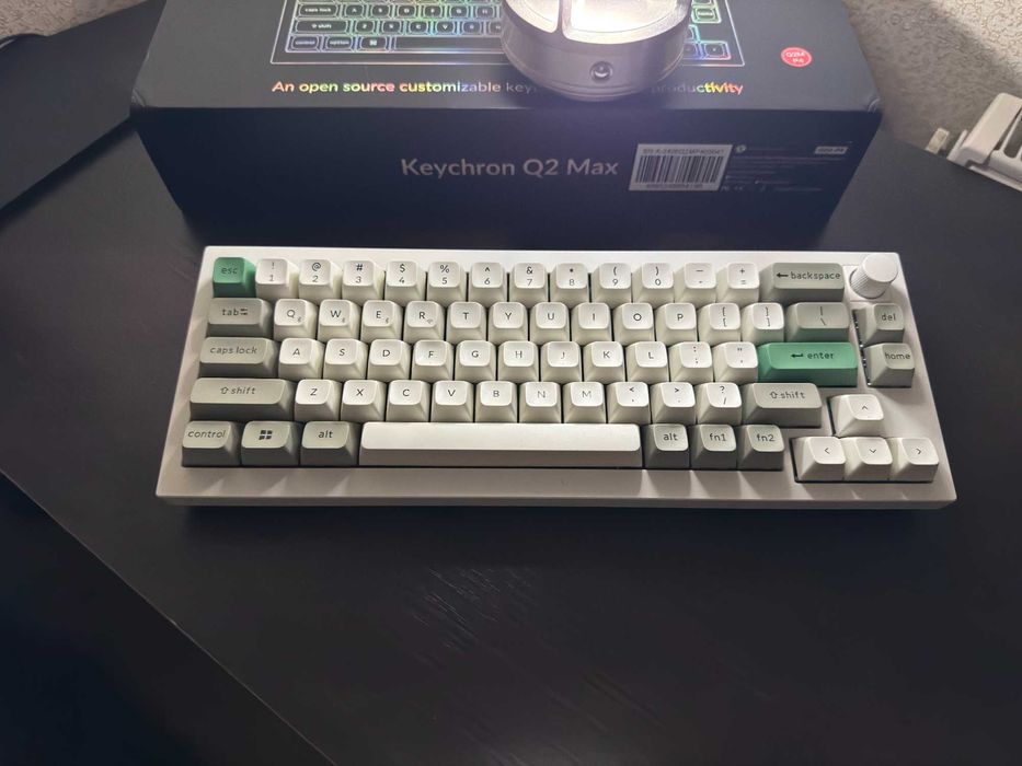 Клавіатура Keychron Q2 Max Wireless Gateron Jupiter Banana Switch