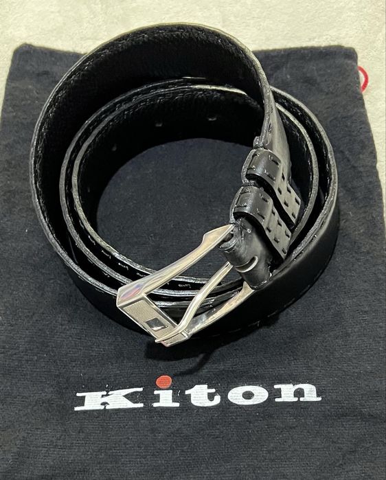 Kiton Napoli мужской кожаный ремень