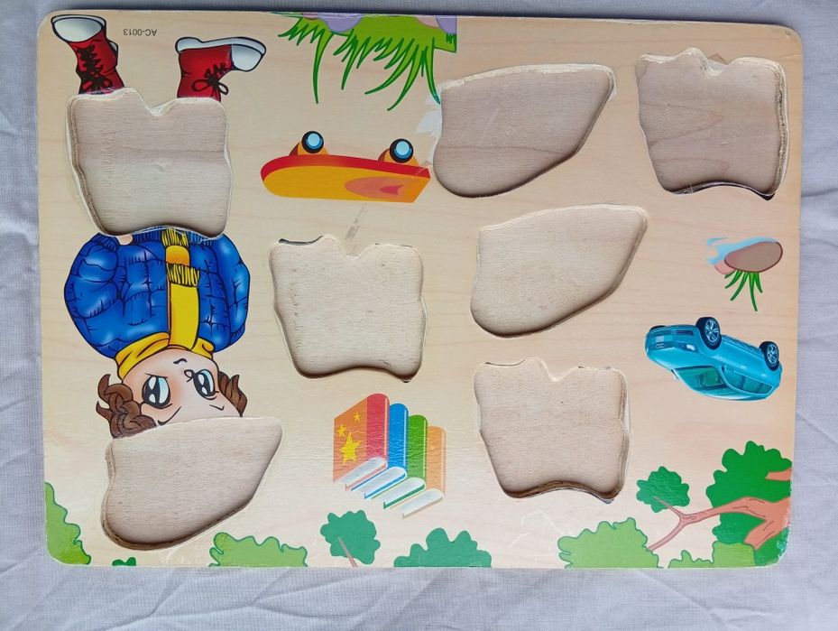 Puzzle encaixar roupa