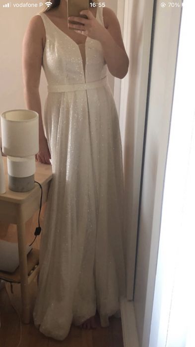 Sparkling / sequin wedding dress
