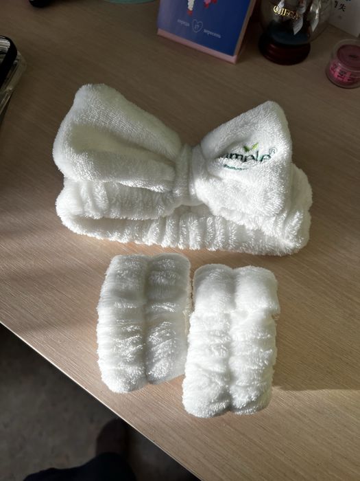 Набор для умывания, резинки для волос