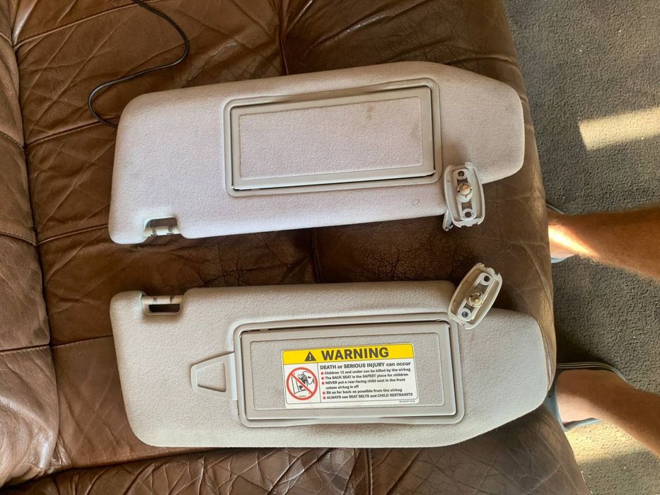 Козирки w220 s klas з цілими кришками