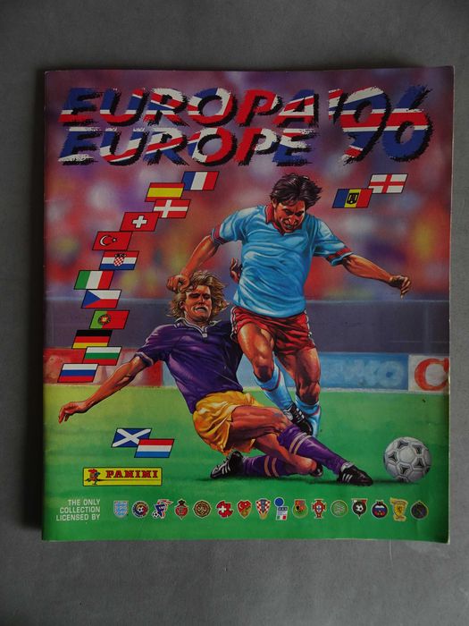 Caderneta de cromos completa futebol Europa 96 Euro 96 Panini