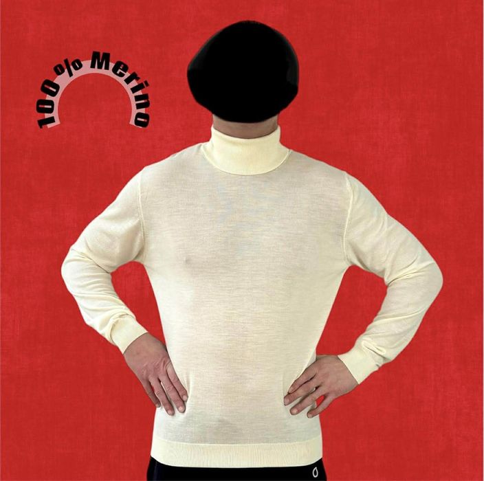 Daniele Fiesoli golf  sweter męski L/XL 100%merino 
100%wełna merino