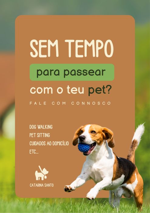 Dog walker e Pet sitter - Cuido do seu pet