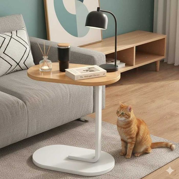 Прикроватний столик Приліжковий Журнальний стіл для ліжка дивана, кави