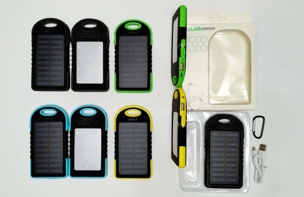 Солнечный внешний PowerBank павербанк/павер банк/повербанк