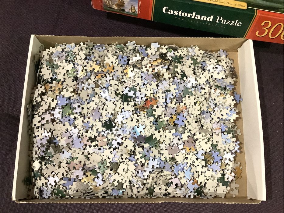 Пазл на 3000 деталей Морское сражение Парусники Castorland Puzzle