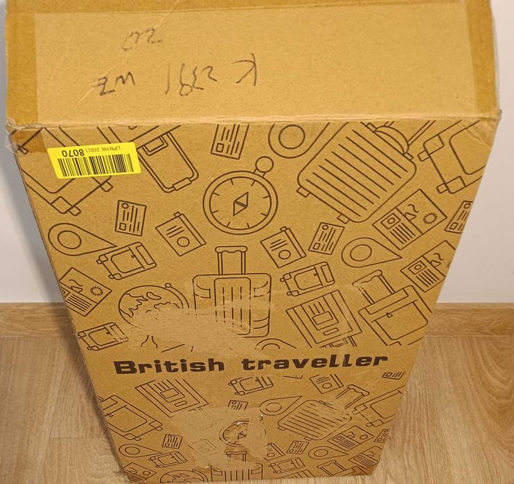 British Traveller Walizka twarda średnia ABS K2391L WE 20 34 l