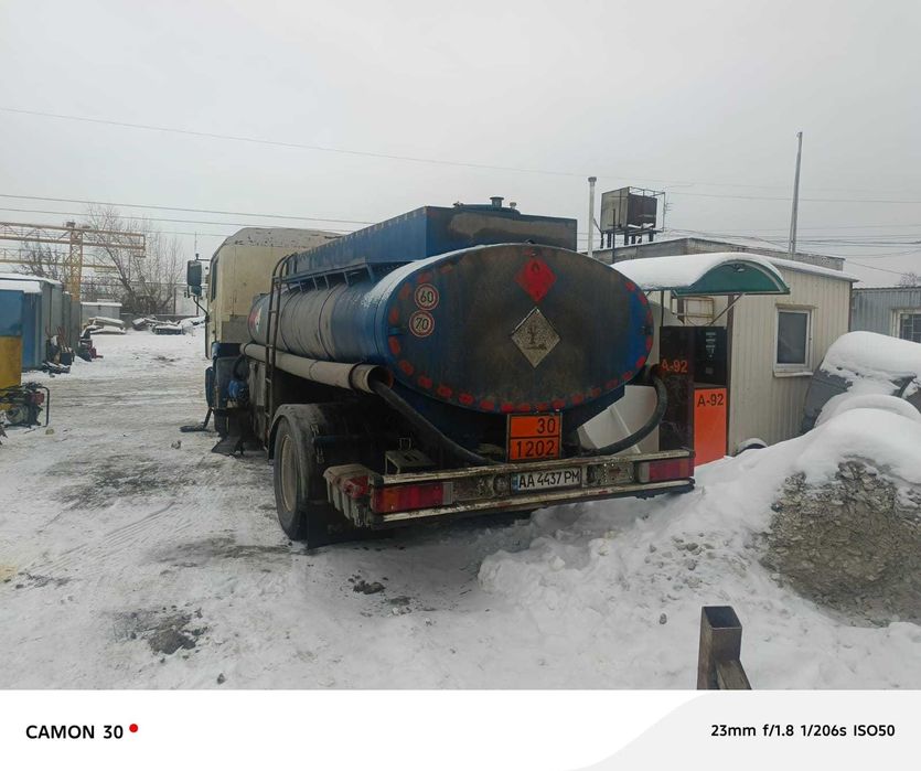 Продам бензовоз MAN 9,5м3