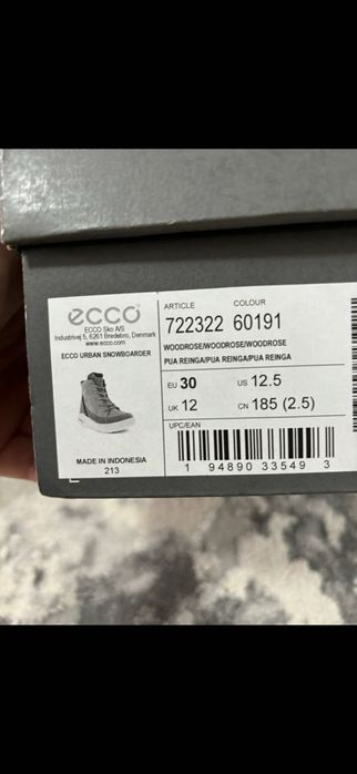Черевики Ecco для дівчинки