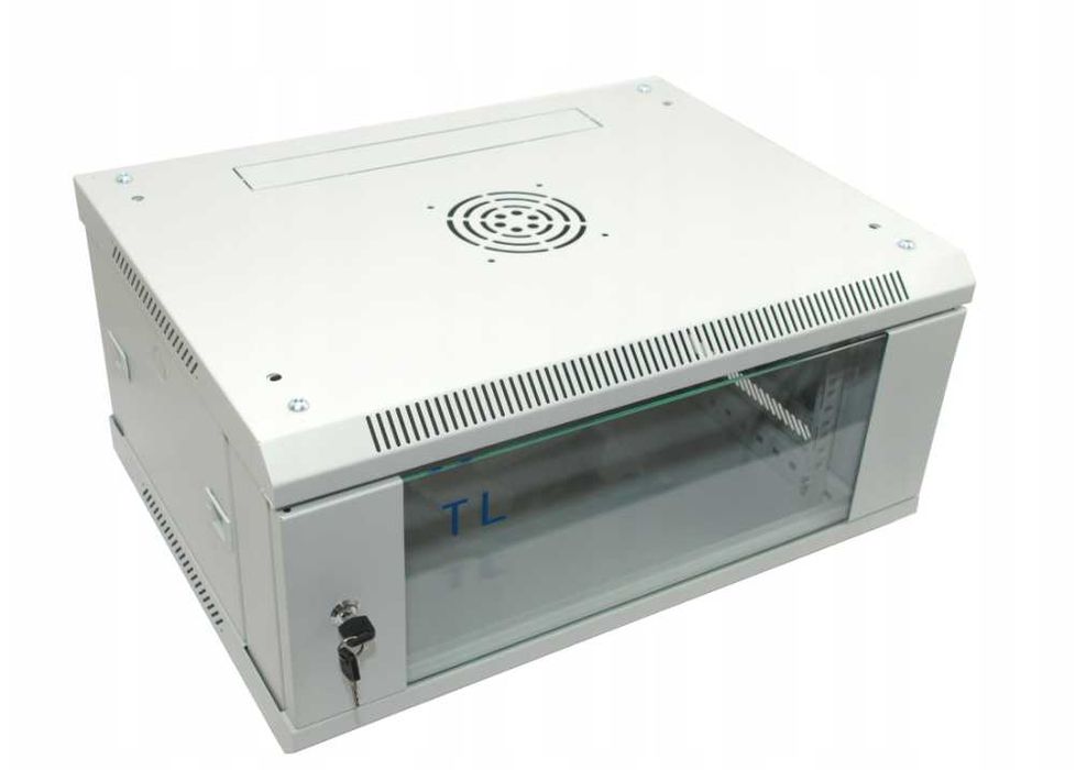 Szafa RACK serwerowa CCTV 4U 19" wisząca 600x450 mm szara