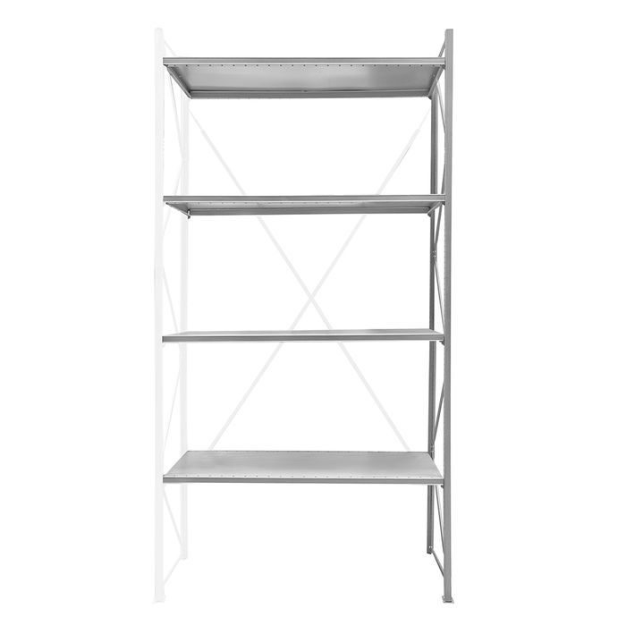 Regał magazynowy 4-półkowy STOW 263x130x60 cm ocynk dostawny