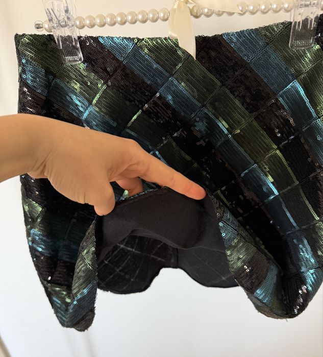 Zara spódniczka mini cekiny S sexy