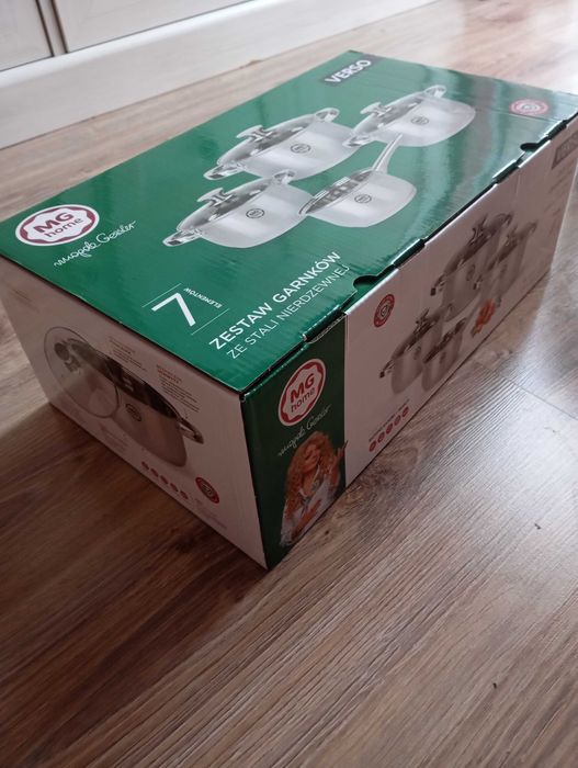 Zestaw garnków ze stali nierdzewnej