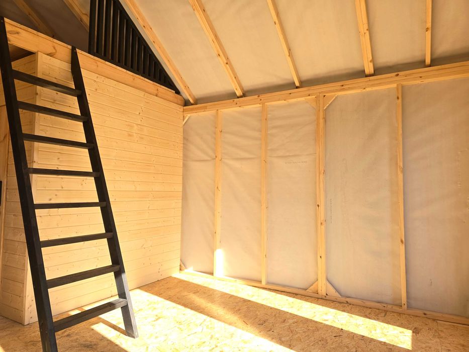 Domek drewniany typu STODOŁA 28m² – komfort, design i szybki montaż!