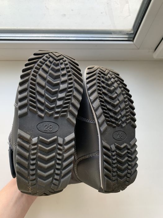 Чобітки зимові на хутрі, 28 розмір, 16,5 см