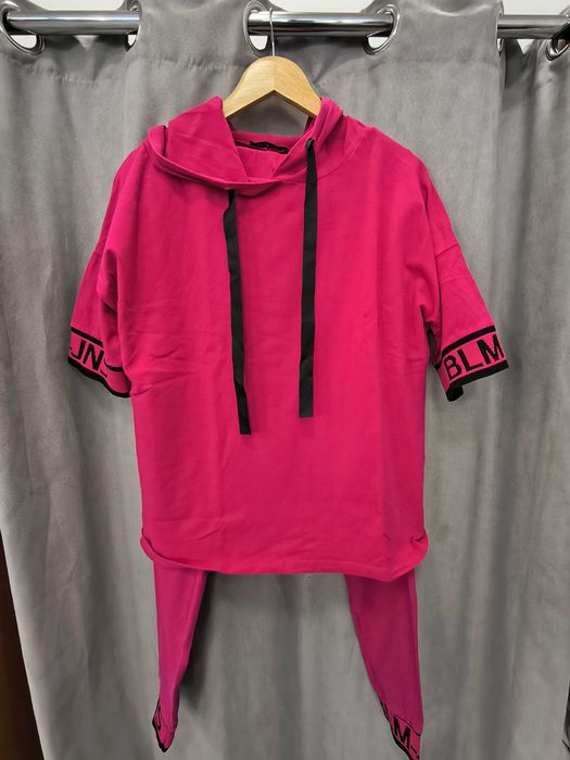 Różowy komplet dresowy DMOIDERE M – wygoda i styl w jednym! #301