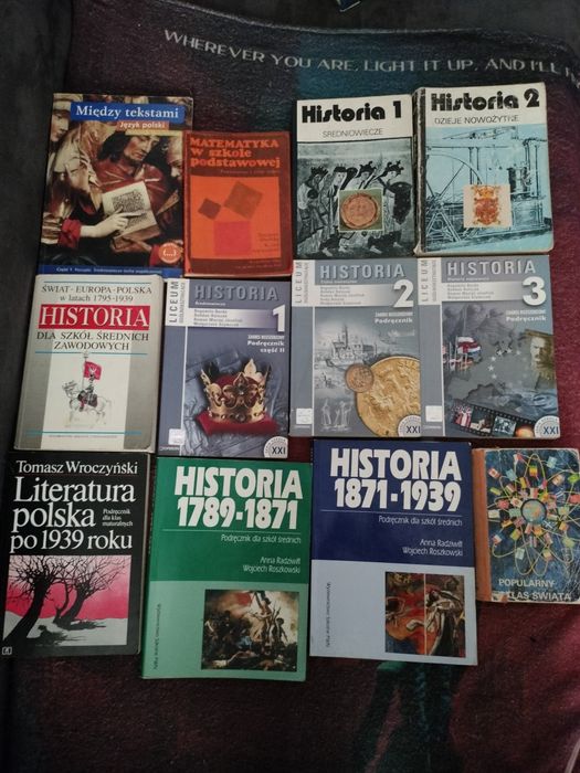 stare podręczniki różne przedmioty