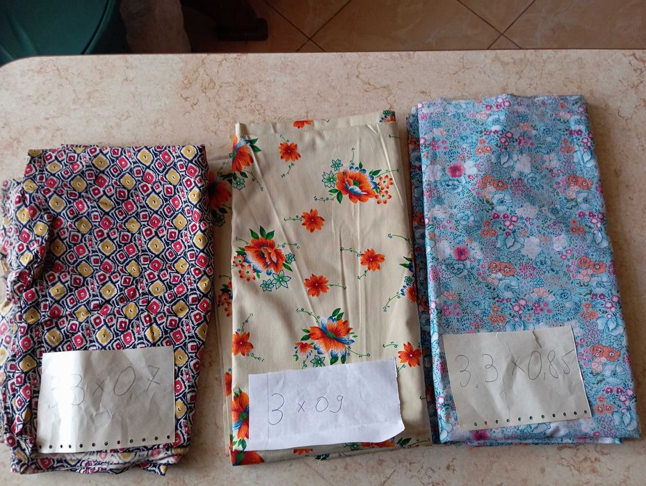 Продам отрезы ткани