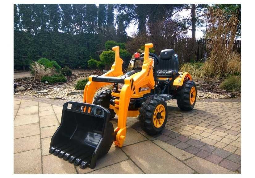 BAWIBUS.PL traktor na akumulator KOPARKA Z ŁYŻKĄ autko auto traktorek