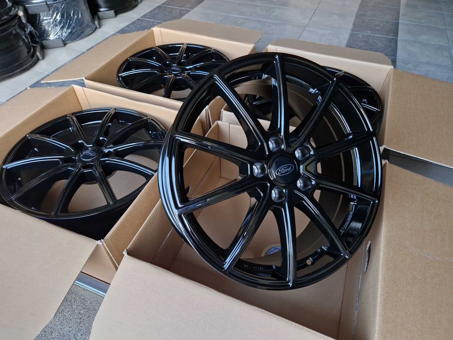 Alufelgi 18 5x108 Ford Mondeo Kuga C S-Max Focus Galaxy Edge Czarne 2#