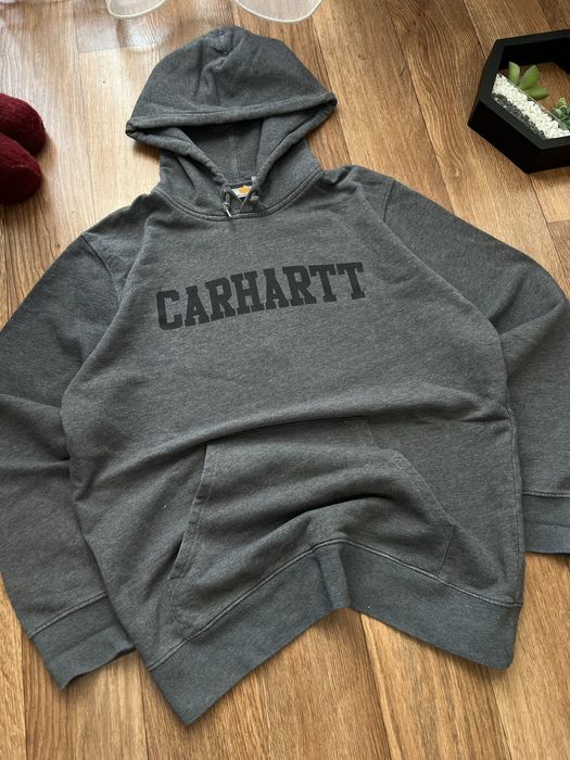 Худи Carhartt Оригінал Кофта з Капюшоном Чоловіча Кархарт Кофтина Сіра