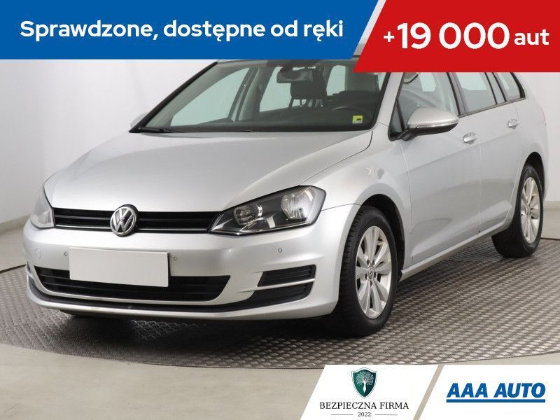 Volkswagen Golf Variant 1.6 TDI Trendline , Salon Polska, Serwis ASO, Navi, Klima, Tempomat,
