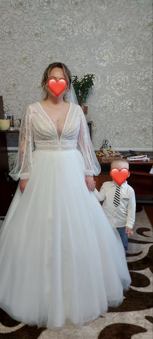 Весільна сукня (без хімчистки) Ціну знижено, було 14000, стало 10000