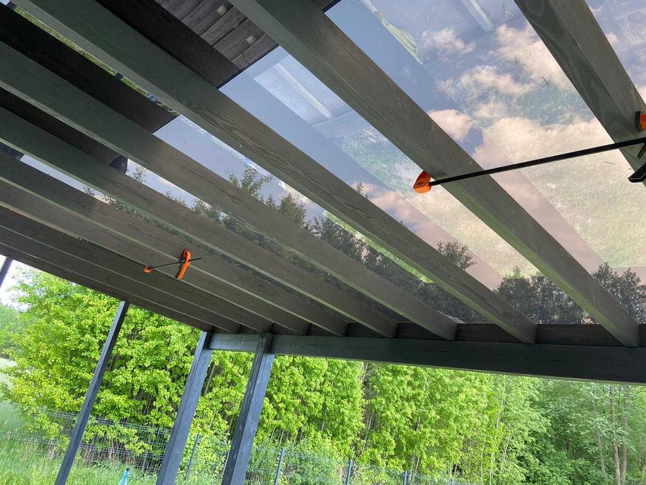 Poliwęglan lity 5mm bezbarwny 2UV na zadaszenie