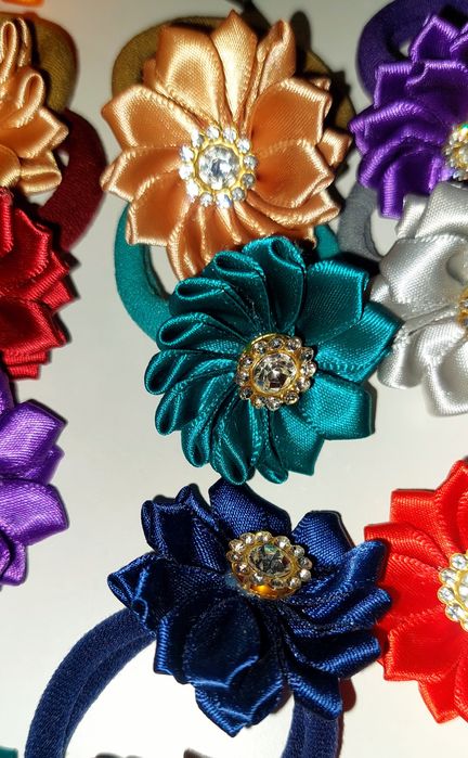 Набір квіткових резинок для волосся (20 шт.)