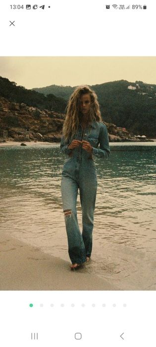 Комбінезон джинсовий Zara розмір М