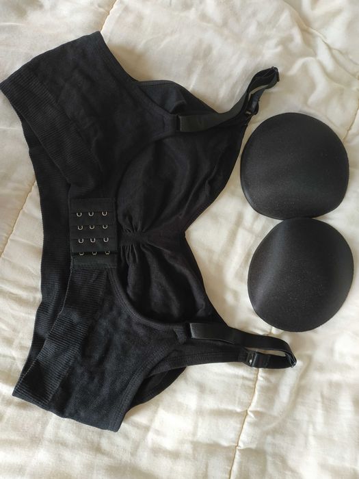 2x soutiens de amamentação preto