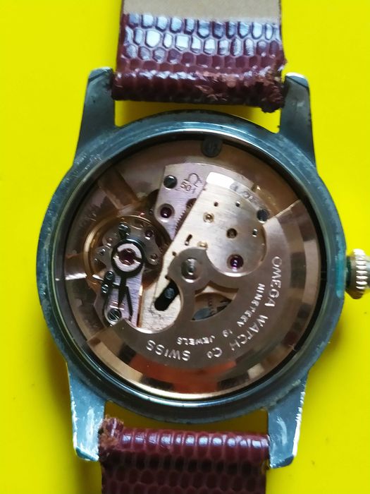 Omega cal.501 stalowo- złota z 1956 roku na dobrym chodzie