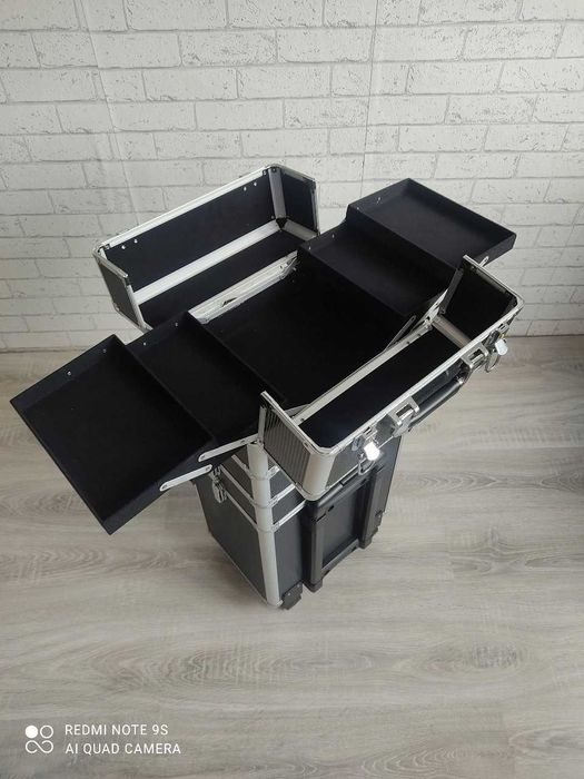 HIT Duża walizka PREMIUM XXL kuferek na kosmetyki dla makijażystki