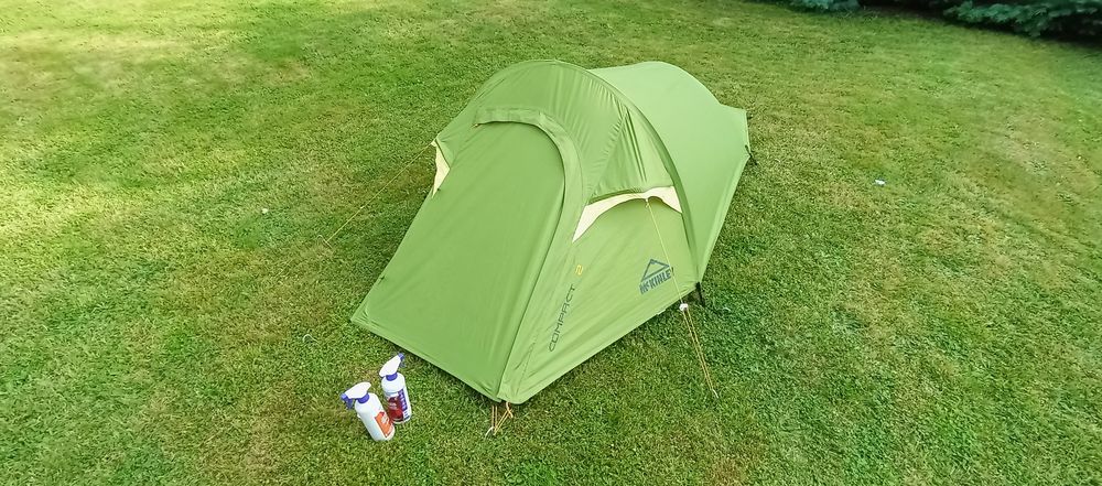 Ultra lekki ultralight namiot rowerowy McKinley Compact 2  1800 gramów