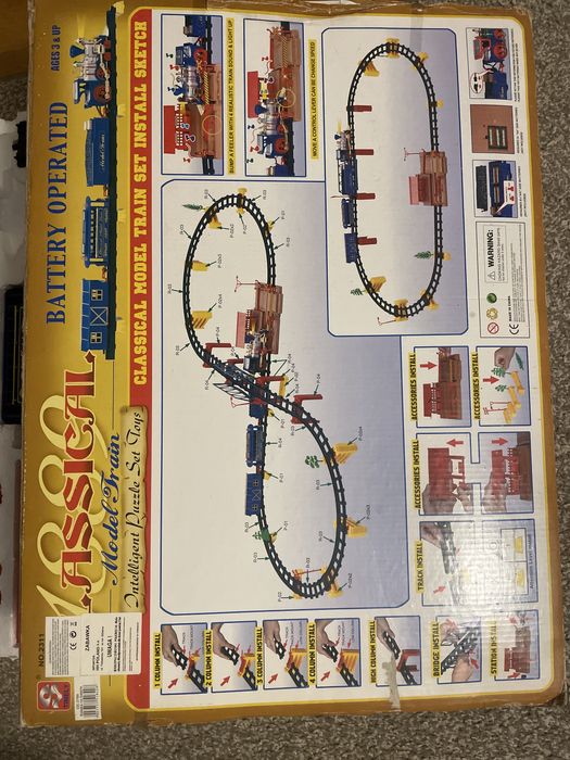 Kolejka elektryczna do zabawy