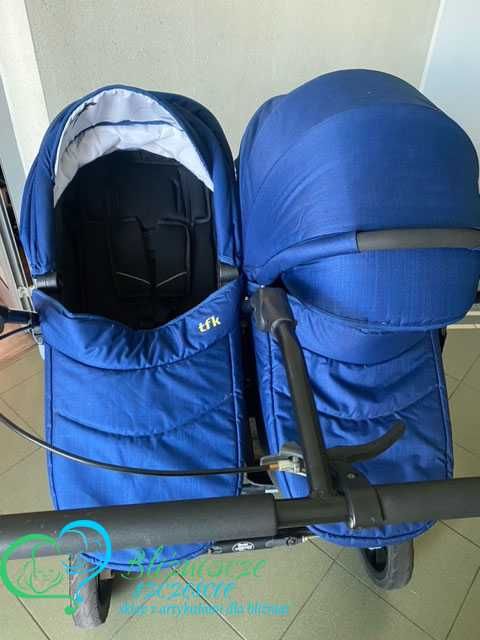 Wózek dla bliźniąt 2w1 KOMIS