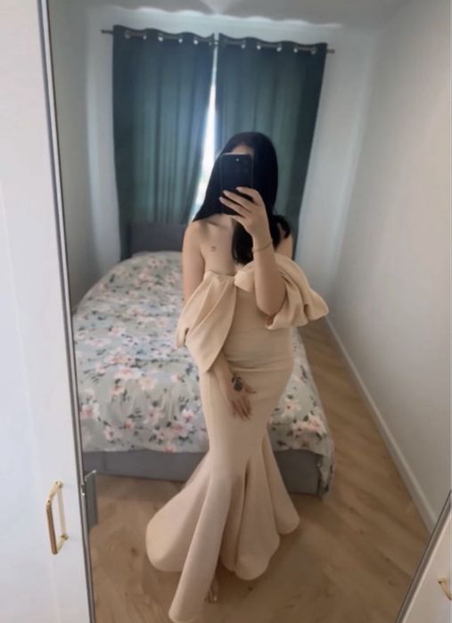 Sukienka maxi rybka ASOS xs