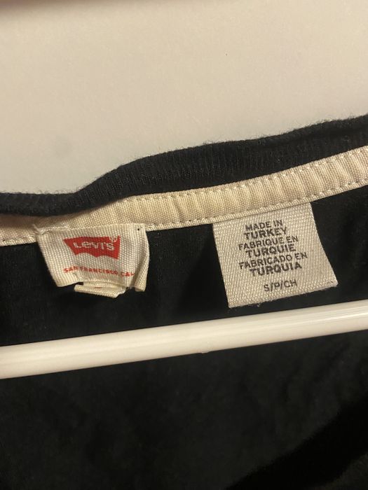 czarny t-shirt levis