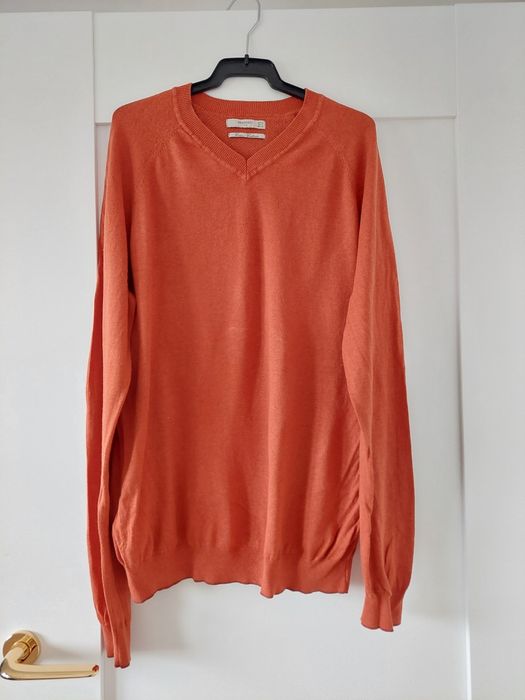 Męski Sweterek z kaszmirem- M- Mango