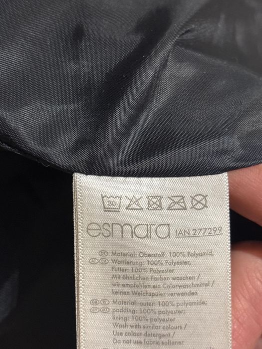 Kurtka pikowana zimowa czarna 46