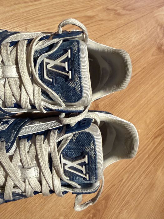 Louis Vuitton trainer blue denim