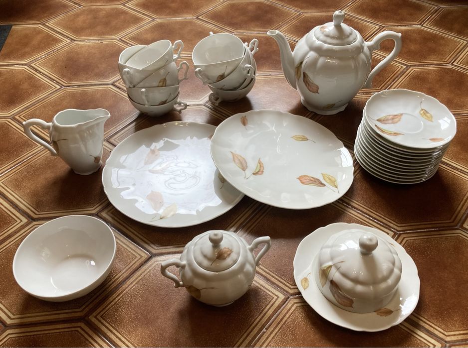 Conjunto Chá porcelana completo de Portugal