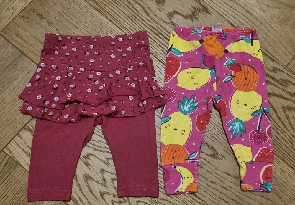 2 szt.Legginsy niemowlęce rozm.62